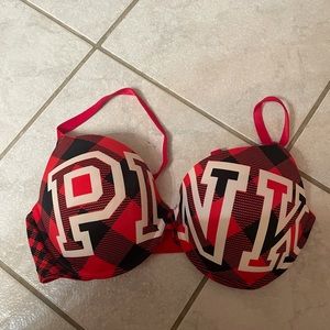 Pink Victoria’s Secret push up bra